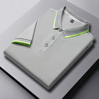 Herren-Golf-Poloshirt mit kurzen Ärmeln und Revers, schnelltrocknend und mit gesticktem Design | SG2316 