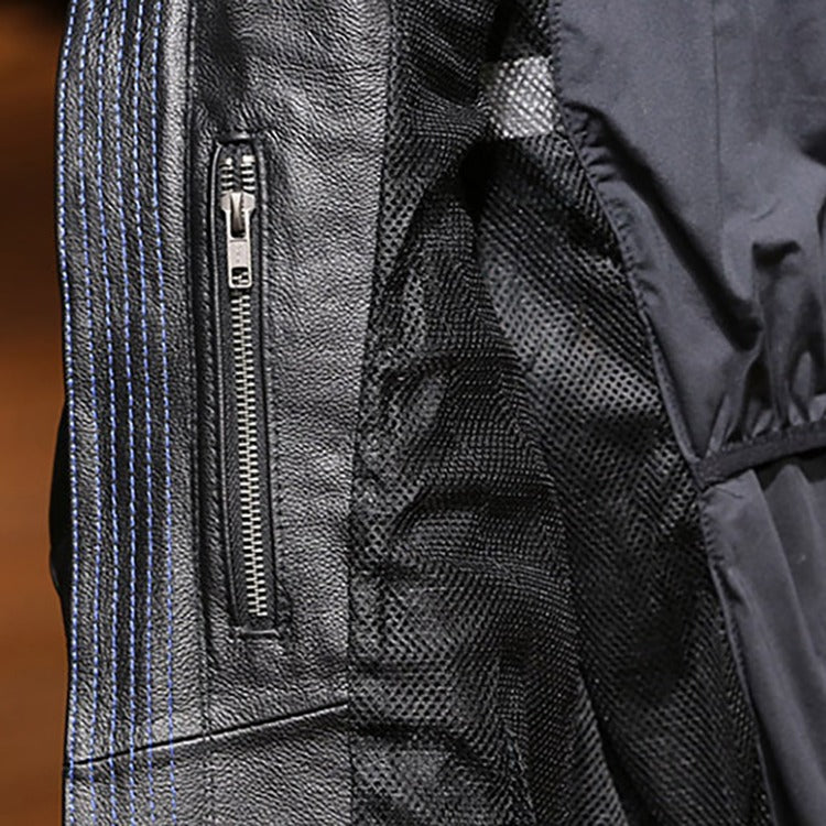 Hochwertige echte Rindslederjacke Lokomotive Reitjacke Mantel Tide | HA115 