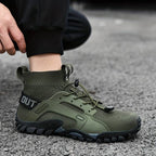 Trendige, ultraatmungsaktive Herren-Sneaker, strapazierfähige und rutschfeste Outdoor-Wander- und Angelschuhe | W-25 