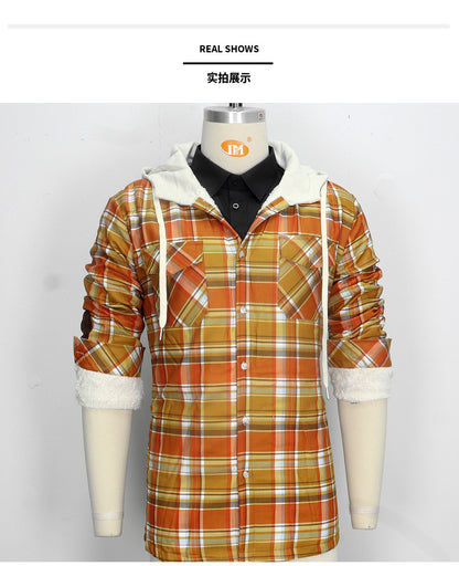 Premium Quality Lightweight Flannel Jacket - Cotton Men’s Casual Wear Hoodie Shirt Jacket | SY0093