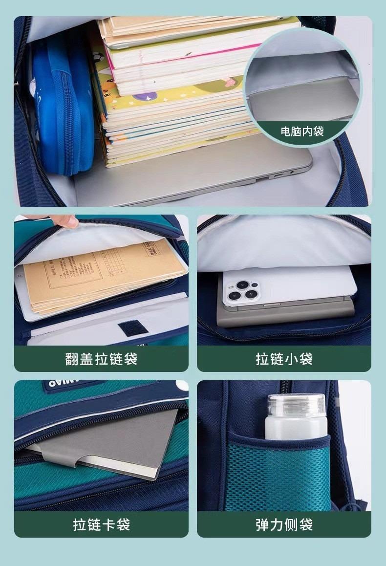 Kinder Schulrucksack Studententasche Canvas Wasserdichte Laptoptasche | 2819 