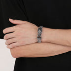 Herren Wikinger Tierarmband Wolf, Adler, Schlange Edelstahlarmband | KB179515-MZOZ