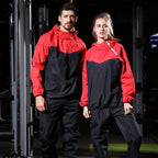 Herren Laufpullover Zweiteiliges Set Gewichtsverlust Kontrolle Körperfett Sauna Schwitzanzug | YJ9681 