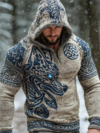 3D Digital Print Hooded Sweatshirt | Unisex Oversized Pullover