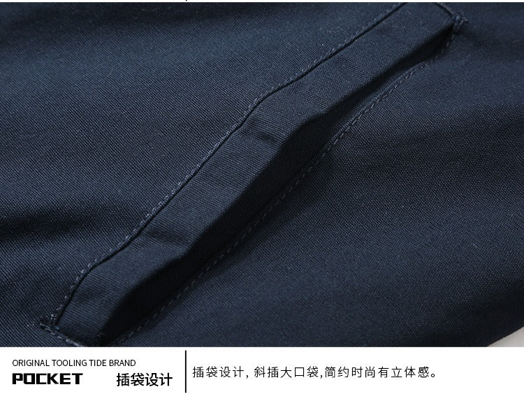 Herren Winter Warm Lamm Dicker Pelzkragen Fleece Bomber Jeansjacke | AL-1855 