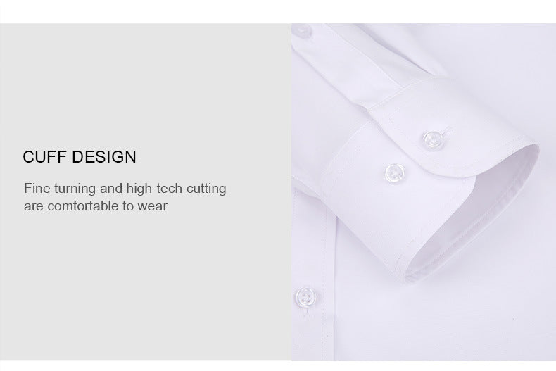Herren Elastizität Formelles Hemd Langarm Hochzeit Slim Fit Bügelfreie Hemden Top | W7 