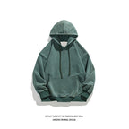 Unisex Heavy French Terry Bonded Fleece Hoodie Dicker Vintage Distressed Washed Pullover | A042-23XW99282 