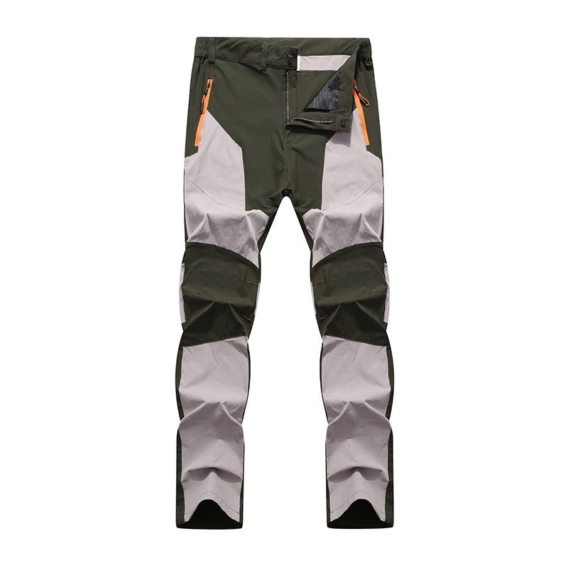 Pantaloni da uomo traspiranti impermeabili da trekking all'aperto arrampicata sottili elastici pantaloni ad asciugatura rapida | S11111 