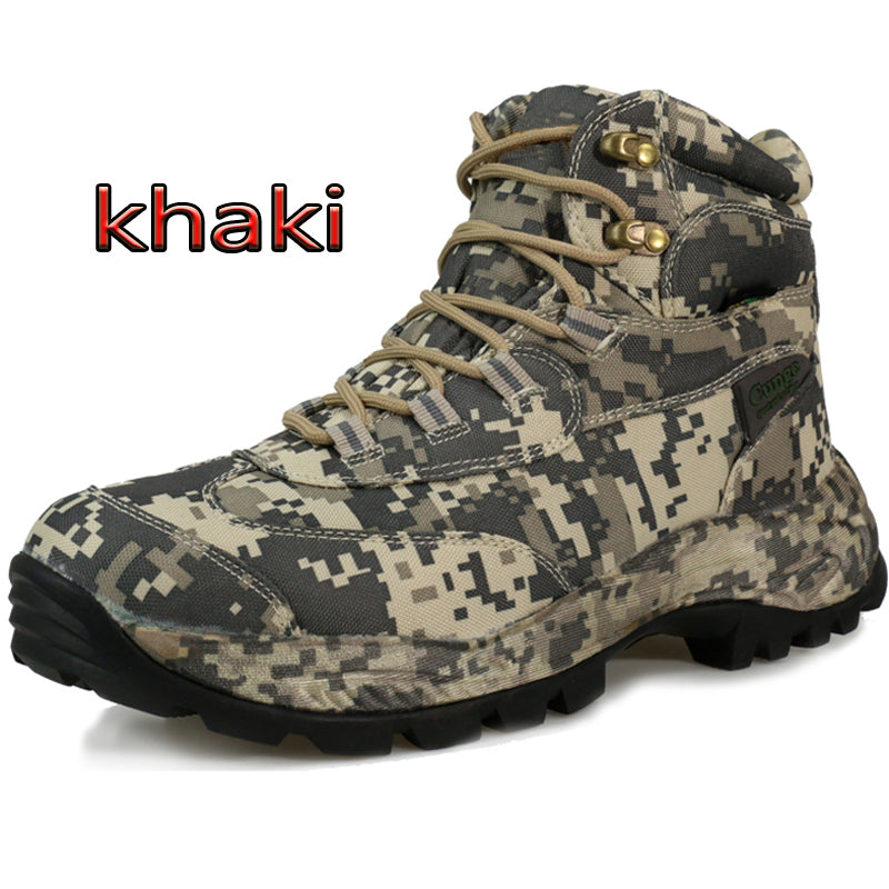 Bottes d'entraînement camouflage à fermeture éclair latérale pour hommes | Q3