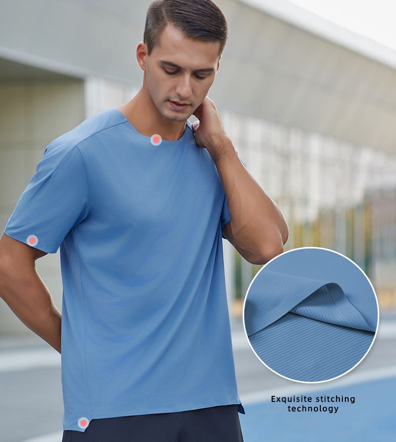 Leichtes Sport-T-Shirt für Herren – Kurzarm-Lauf- und Fitness-T-Shirt für den Sommer | DT24202 