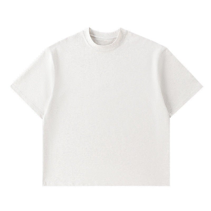 Schweres Baumwoll-T-Shirt für Herren – Sommerliche, lässige, lockere Passform, einfarbig, kurze Ärmel | BT1014 