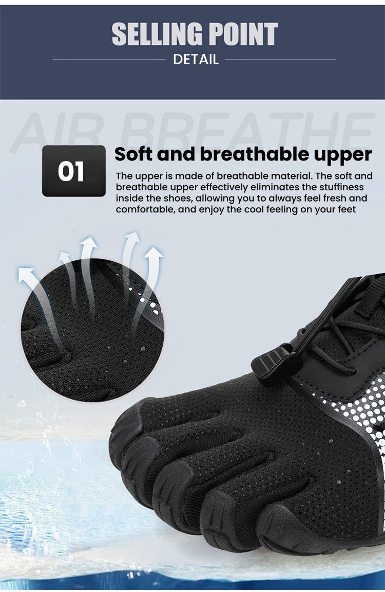Lightweight Barefoot Water Shoes | Non-Slip Five Finger EVA Men & Women Shoes | X2525