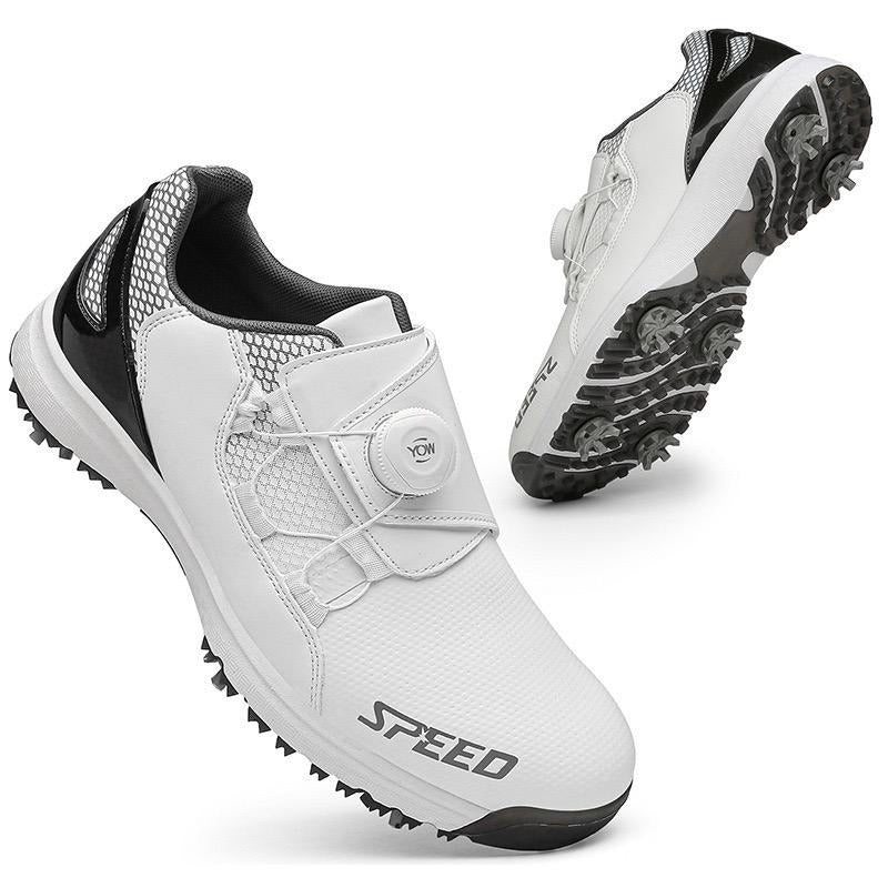 Hochwertige BOA-Golfschuhe, wasserdichte Golf-Turnschuhe mit Spikes | 666A