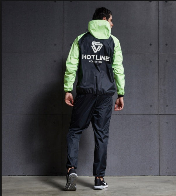 Hochwertiger Saunaanzug für Herren, Saunajacke, Hose, Trainingsanzüge fürs Fitnessstudio | TC2882 