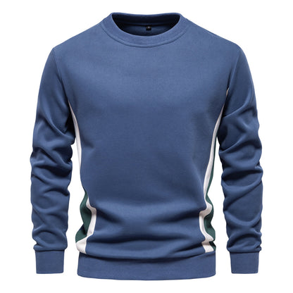 Men's Winter Sweatshirts Crew Neck Casual Pullover Long Sleeve Cotton Jumper Top | HD136