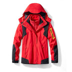 Unisex Wintersport Wandern Bergfüllung Baumwolle Polarfleece Drei-in-Eins Outdoor Wanderjacke | 