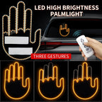 Auto Finger Licht mit Fernbedienung Geste Licht Auto Bernstein Mittelfinger Warnung Bremslicht 