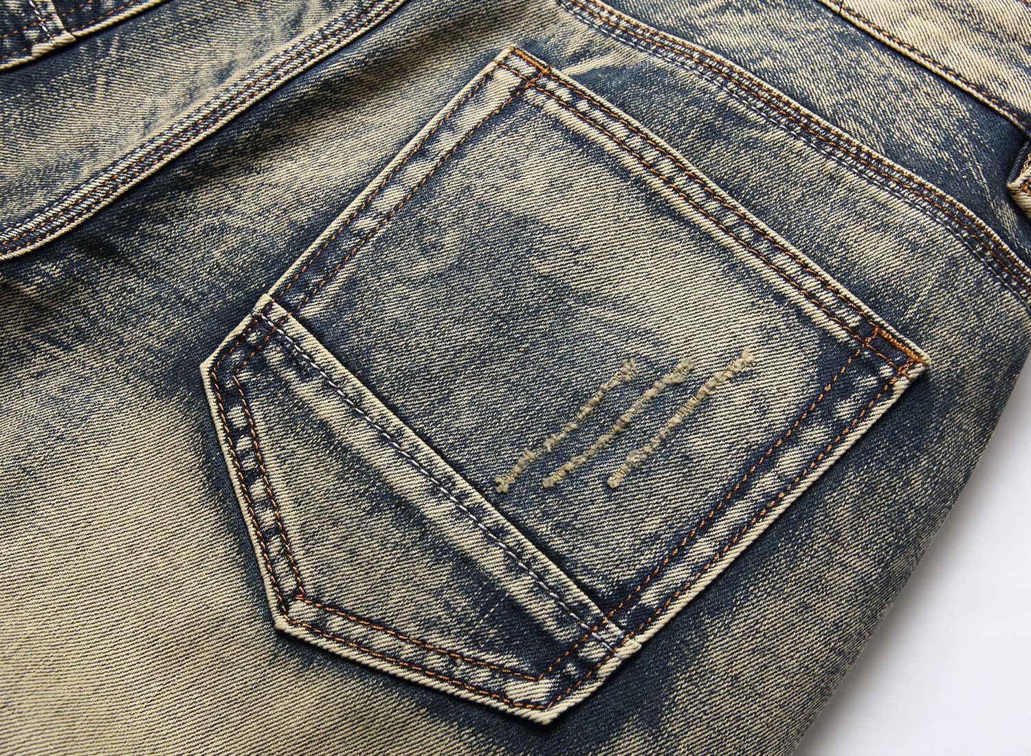 Herrenmode Zerrissene Kleidung Bermuda Sommer Baumwolle Atmungsaktive Jeansshorts | 861 