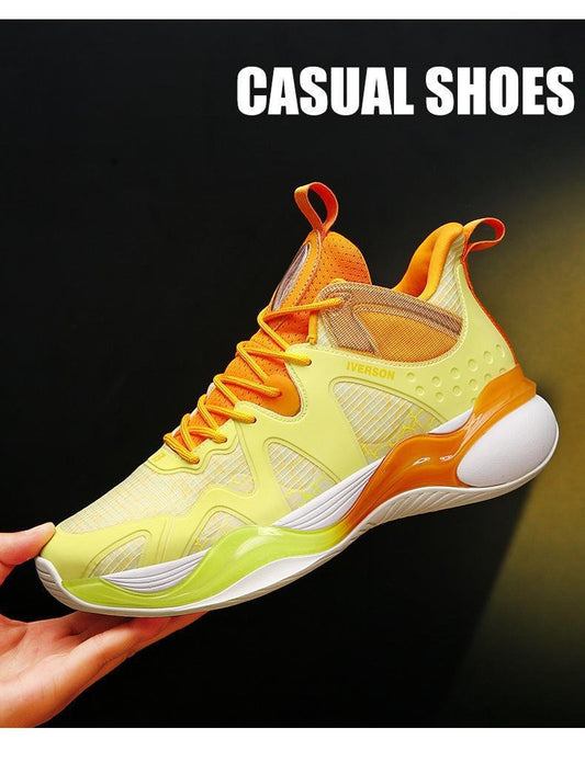 Men's Non-Slip Basketball Shoes Breathable Outdoor Running & Walking Sneakers | A322