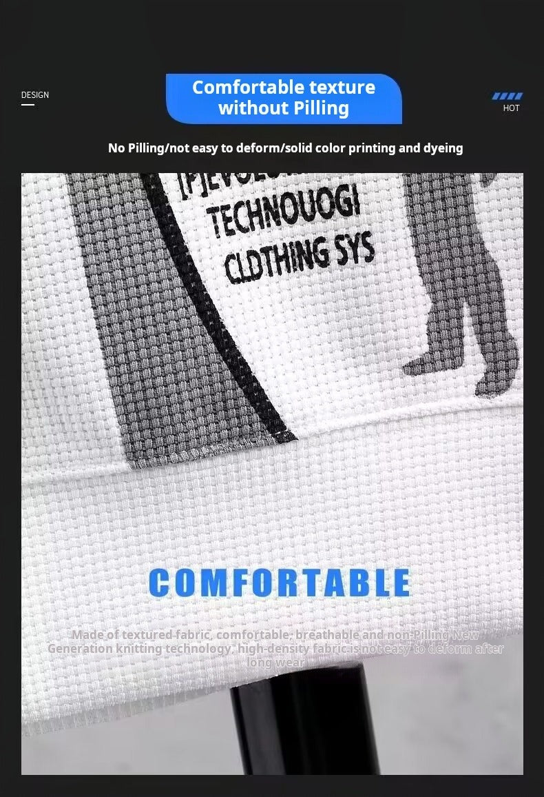 Polo-Langarmshirt mit Hose, Golf-Poloshirt, Pullover-Set, lässiges Waffel-Oberteil mit Rundhalsausschnitt für Herren 