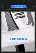 Polo-Langarmshirt mit Hose, Golf-Poloshirt, Pullover-Set, lässiges Waffel-Oberteil mit Rundhalsausschnitt für Herren 