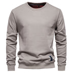 Winterdicker Pullover mit Rundhalsausschnitt, einfarbig, langärmelig, warm, schmaler Pullover | HD156 