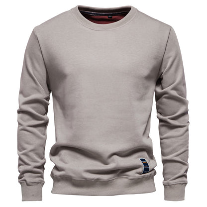 Winter Thickness Pullover O-Neck Solid Color Long Sleeve Warm Slim Sweater | HD156