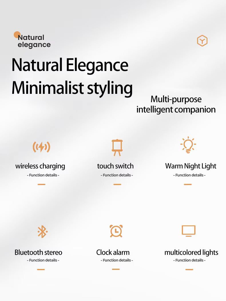 6-in-1-Radiowecker mit kabelloser Ladestation, Bluetooth-Audio und mehr | S01 