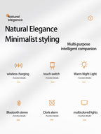 6-in-1-Radiowecker mit kabelloser Ladestation, Bluetooth-Audio und mehr | S01 