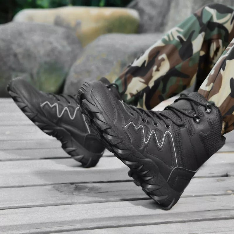 Hochwertige taktische Mil-Com-Kampfstiefel mit seitlichem Reißverschluss | 705