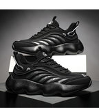 Chunky-Schuhe für Herren, höhenverstärkende Sneakers, atmungsaktives Mesh, sportliche Freizeitschuhe | 2218 