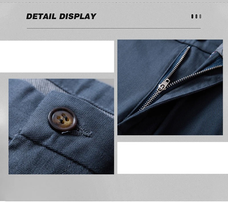 Hochwertige Freizeithose für Herren, gerade Hose, Bleistifthose, Cargohose | F07 