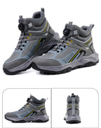 Men's High-Top Safety Boots Anti-Smashing, Anti-Piercing, Winter Comfort Breathable Shoes | 7929