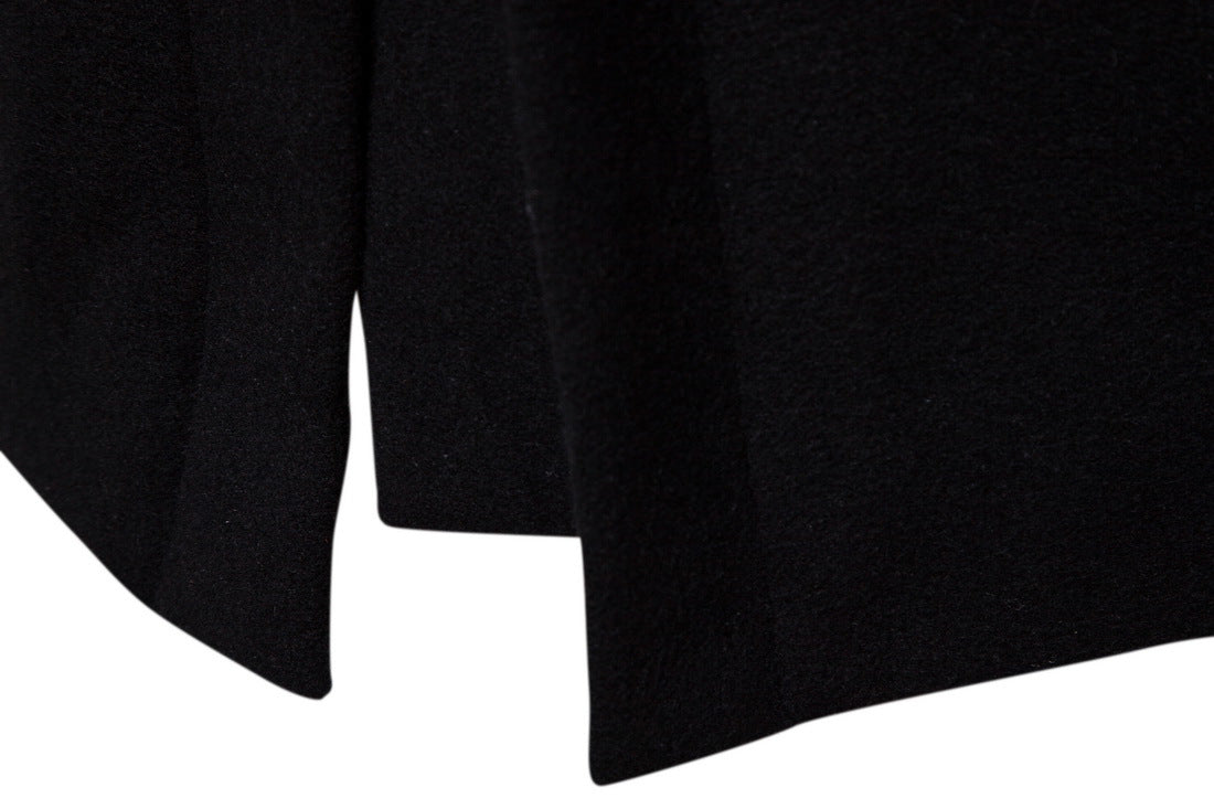 Herren Formeller Business Herbst Winter Casual Revers Zweireihiger Premium Baumwollmantel Langer Trenchcoat Jacke | 9280 