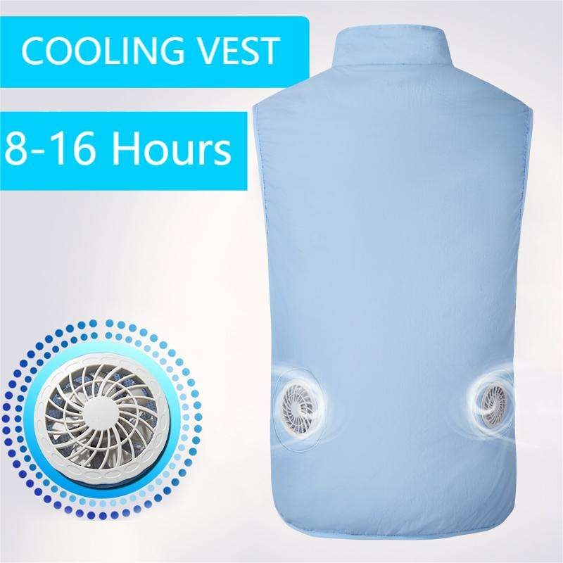 Sommer-Fan-Weste, ärmelloses Unterhemd, Outdoor-Sonnenschutz, klimatisierte Kühlweste | 5727 
