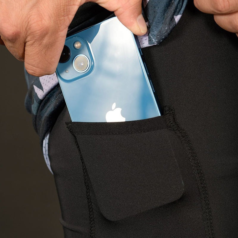 Atmungsaktive, schnell trocknende Basketball-Shorts für Herren, hochelastisch, Trainingsshorts mit Innentaschen, Turnshorts | DK45 