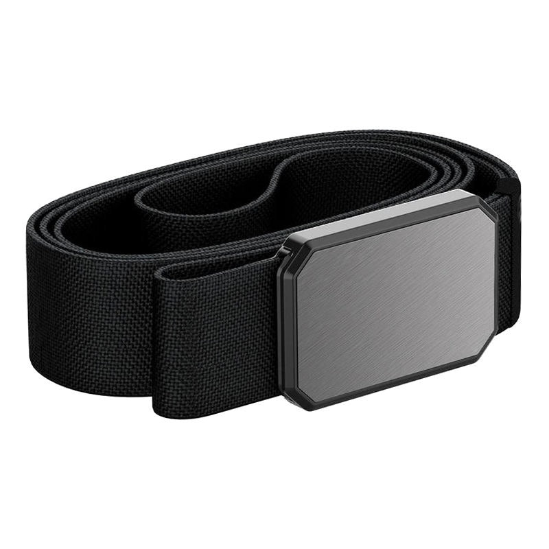 Ceinture élastique en nylon extensible pour homme avec boucle en métal magnétique 