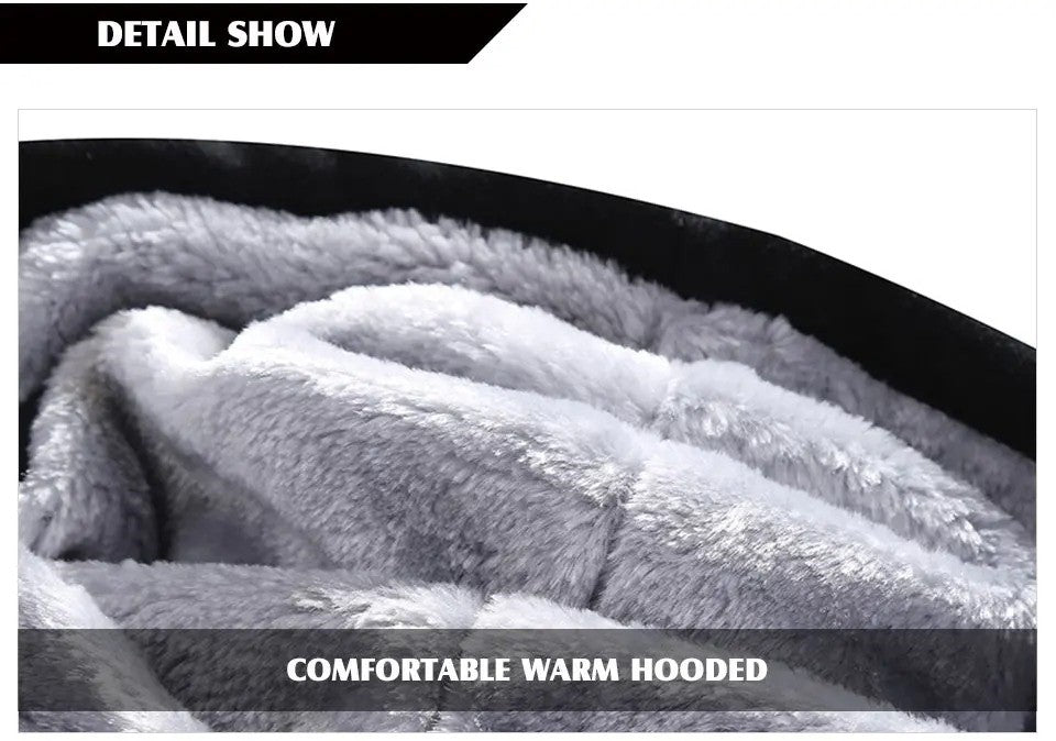 Herren Winter Trainingsanzug Fleece Gefüttert Sweatshirt Hoodie Jacke Mantel Hose Trainingsanzug 