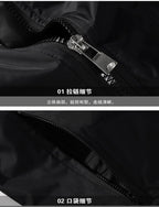 Herren Einfarbige Reißverschlussjacken Stehkragen Lässige Oberbekleidung Oberteile Manteljacke | S1268 