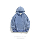 Unisex Heavy French Terry Bonded Fleece Hoodie Dicker Vintage Distressed Washed Pullover | A042-23XW99282 