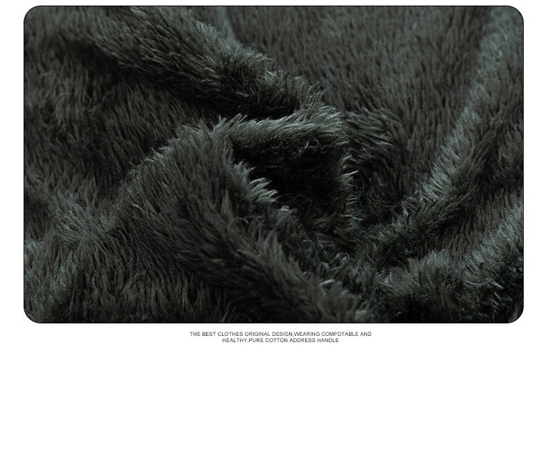 Vielseitige Camouflage-Militärjacke für Herren mit Fleecefutter, Pelzkapuze und mehreren Taschen 