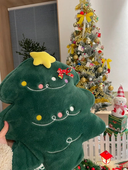 Premium Quality Christmas Tree Plush Gingerbread Stuffed Plants Candy Cane Pillow |