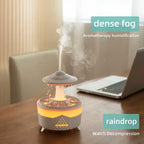 Fernbedienung Regentropfenwolke Luftbefeuchter 7 Farben LED Lampe UFO Aroma Diffusoren | X01 