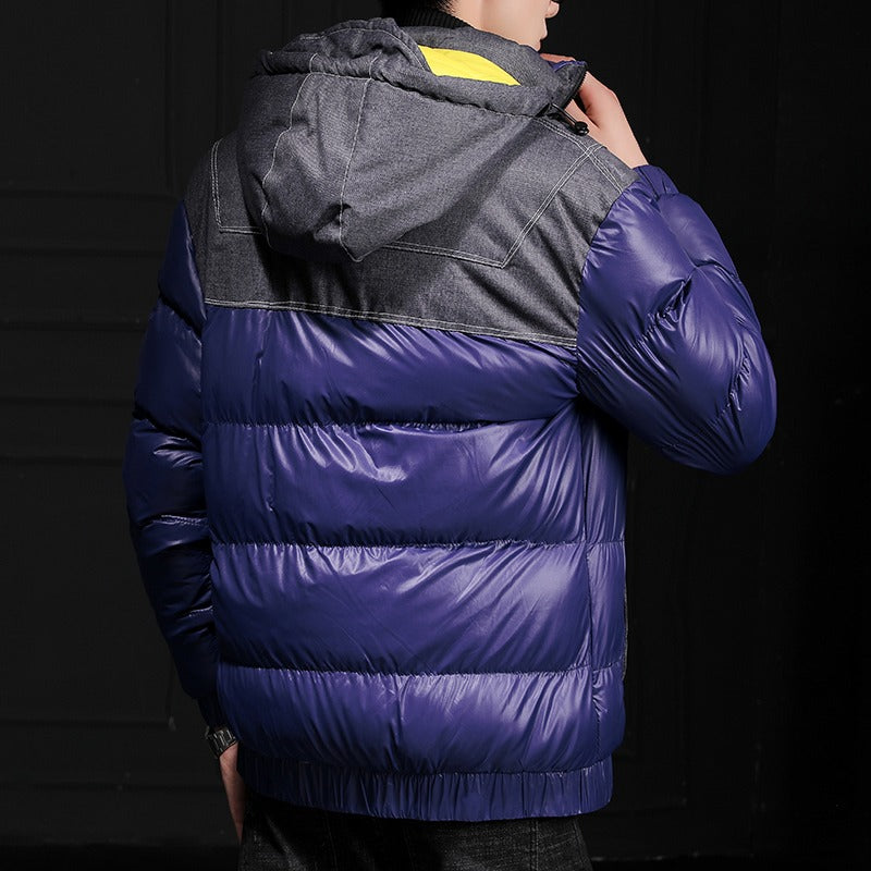 Herren Webjacke Windbreaker Isolierte Kältebeständigkeit Vintage Streetwear Taktische Mäntel Pufferjacke | 7718A 