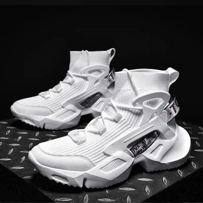 Men Training Shoes Mid Top Anti Slip Outdoor Trainers Wearable Sports Sneakers | L803