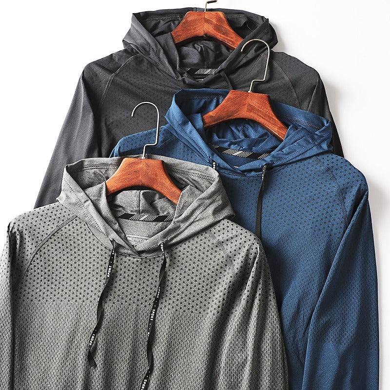 Herren Fitness Laufen Sport Hoodie Gym Kapuzenpullover Muskeltraining Sweatshirt Tops | 61139 