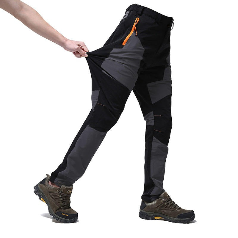 Pantaloni da uomo traspiranti impermeabili da trekking all'aperto arrampicata sottili elastici pantaloni ad asciugatura rapida | S11111 