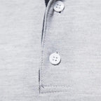 Herren Poloshirt aus Baumwolle, modisch, lässig, langärmelig, mit Hirsch-Stickerei-Design, T-Shirt für Männer | T12 