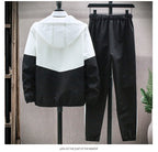 Herren Trainingsanzug Jogging Set 2-teilig Gym Fitness Winddicht Sweat Suit Jacken Set | TZ7801 