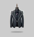 Dreiteiliger Herrenanzug aus hochwertigem Leinen – Formeller Blazer für Hochzeiten und Business | 978 